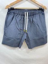 Oliver's Men's All Over Zip Shorts 7.5" Inseam Wick/Stretch Org 79 NWOT Cobalt