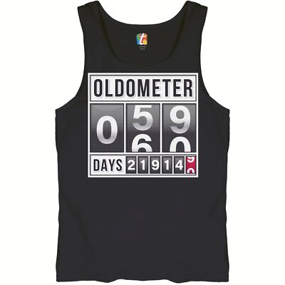 Oldometer 59-60 Tank Top Old Lives Matter Funny Odometer 60 AF Men's Top