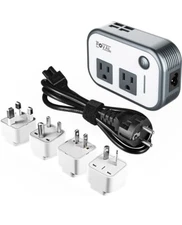 FOVAL Power Step Down 200V to 110V Voltage Converter IntnlTravel Adapter
