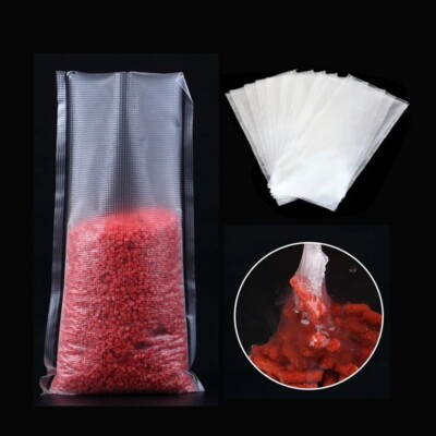 100 Stück PVA Beutel Bags Schnur, Set für Boilies, Pellets wasserlöslich Karpfen