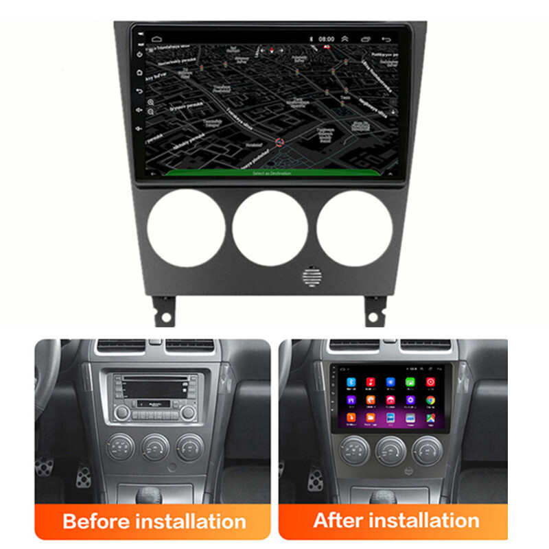 9"" Android 14 Stereo Radio GPS Navigation Carplay For Subaru Impreza 2002-2007