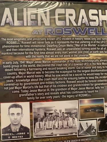 Alien Crash at Roswell (DVD, 2013) Documentary of the July 1947 UFO Incident NEW - Picture 5 of 6
