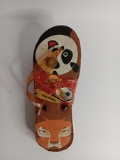 Kung Fu Panda Flip Flops Large 3-4