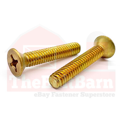#ad #10 32 Brass Phillips Flat Head Machine Screws Choose Length amp; Qty $174.40