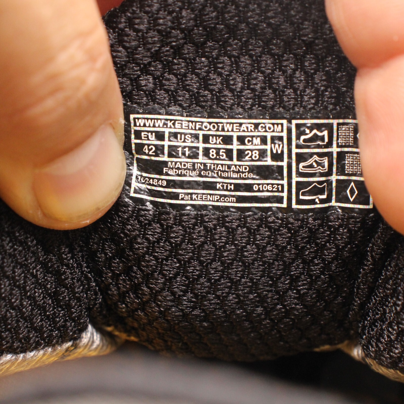 Scarpe KEEN Keen Tempo Flex impermeabili da trekking donna taglia 11 grigio pioggia verde