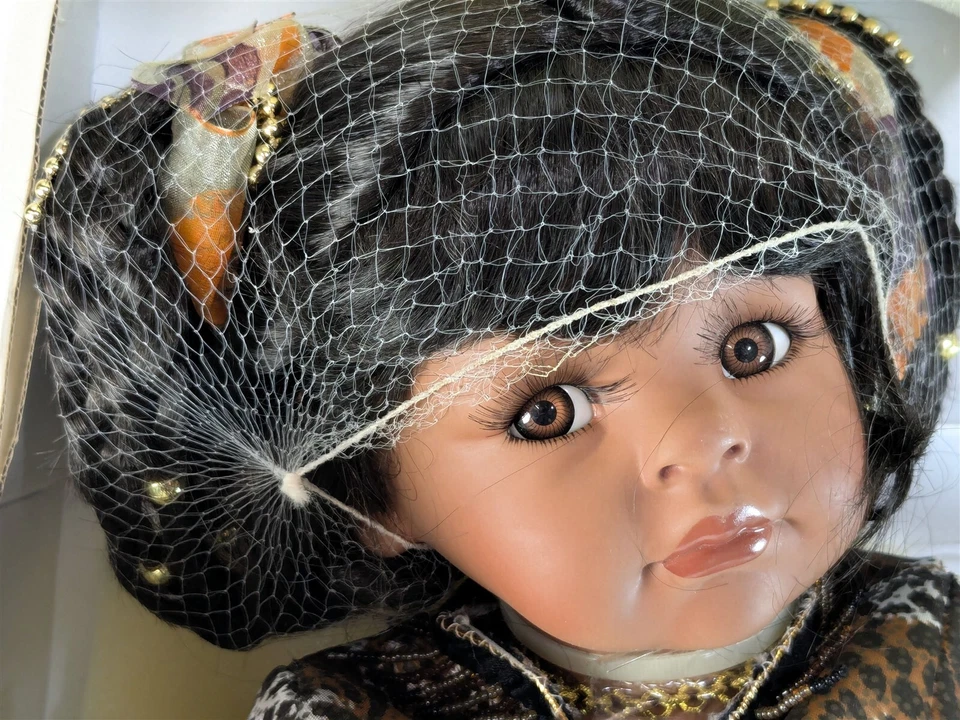 "Muñeca KANZI Paradise Galleries 22"" de Kelly Rubert retirada difícil de encontrar afroamericana" Foto 4 de 4