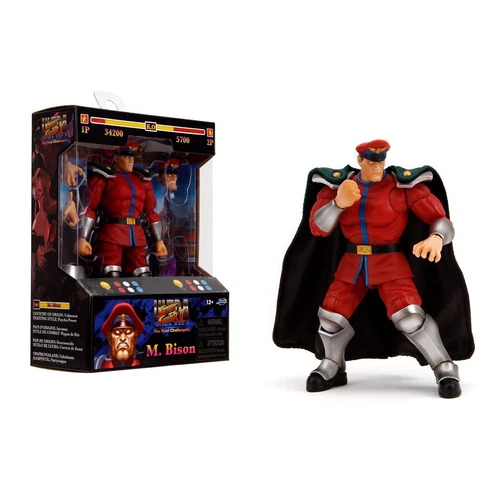 Jada Toys Ultra Street Fighter II M. Bison 6-Inch Scale Action Figure In Stock