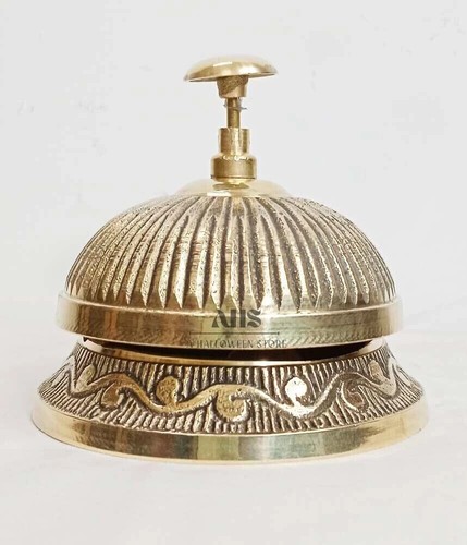 Nautical Working Brass Desk Bell Hotel Reception Service Call Bell New