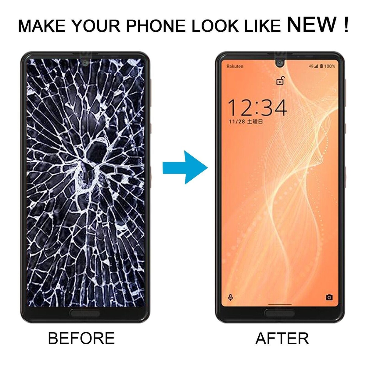 For Sharp Aquos Sense4 Lite LCD Display Touch Screen Digitizer