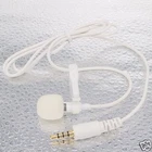 3.5mm Jack White External Clip-On Lapel Microphone Mic for iPhone iPad Samsung