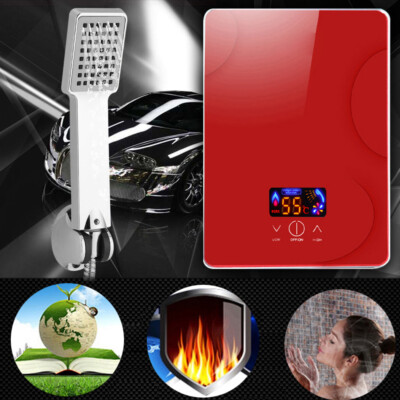  220V Instant Electric Tankless Hot Water Heater Instant Boiler Shower System
