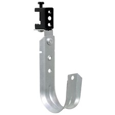 10 Packs 2" Heavy Duty Cable Support J Hooks with Swivel Beam Clamp Wire Supp...