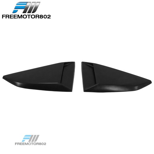 For 16-24 Chevy Camaro Quarter PU Rear Window Louver Cover Rain Shield Unpainted - Picture 4 of 9