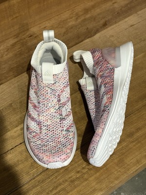 Adidas Pink Rapidarun Laceless Shoes Woman s US5 UK4.5 Cloudfoam Sock