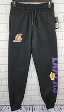 NBA Los Angeles Lakers Logo Sweatpants - Men's Size Medium 10-12 