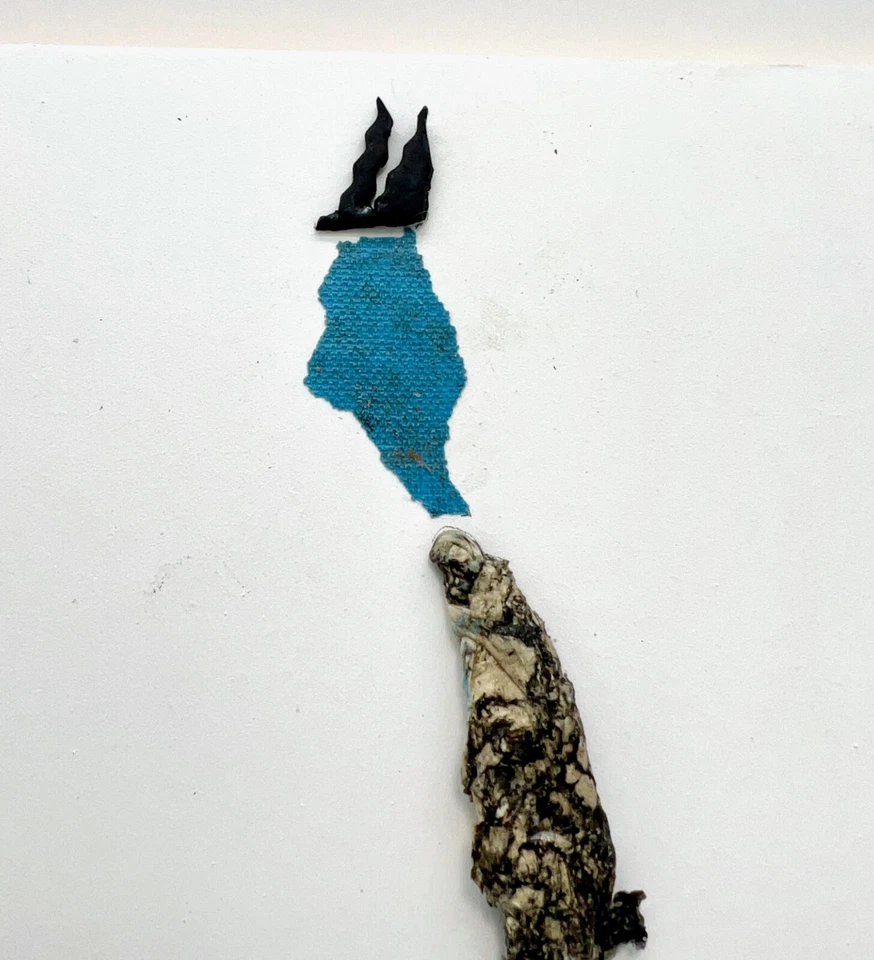 WHISTLE WHILE YOU WALK Found Object Painting Figure Collage - Steven Tannenbaum - Image 4 of 4