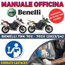 Manuale Officina Cartaceo Benelli TRK 702 - 702x Dal 2023 al 2024 IN ITALIANO