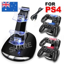 For Playstation 4 PS4 Controller Charger Dock Dual Stand Charging Station Pad