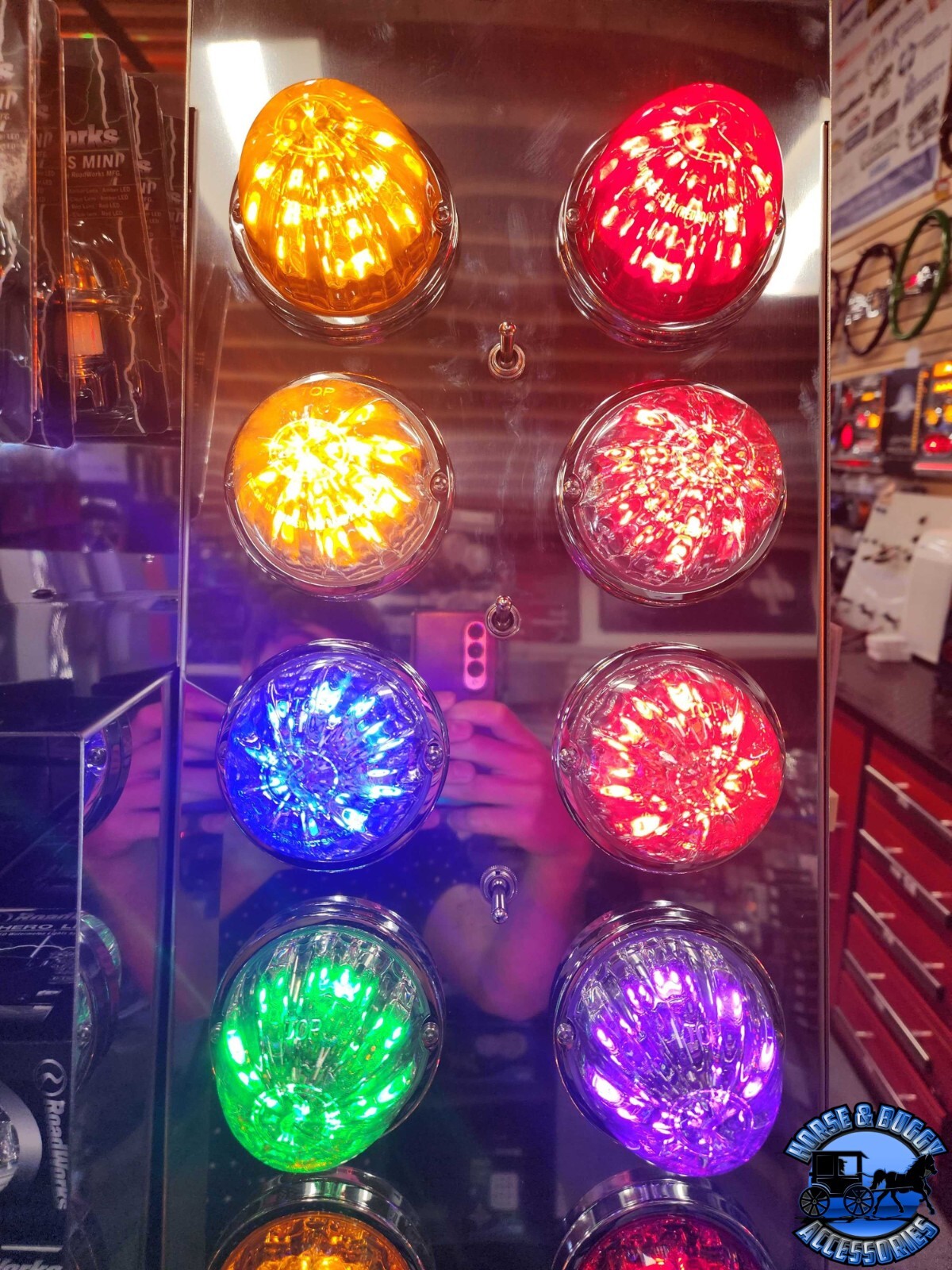 Roadworks Lo-Pro Hero Watermelon LED Marker Light (Choose Color - Foto 4