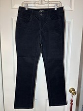Ann Taylor Loft Women's 29/8P Modern Straight Black Corduroy Pants