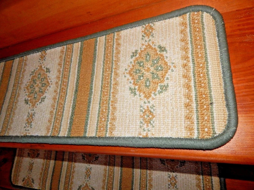 7 = ступеньки 9 x 30 дюймов ступени лестницы ТКАНЫЕ ШЕРСТЯНЫЕ. - Изображение 4 из 4