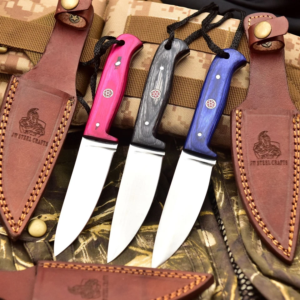 Cuchillo Skinner Personalizado - Hoja Fija Camping/Bushcraft, Regalos Padrinos de Padrino Foto 2 de 4