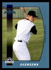 2005 Donruss Team Heroes Jeff Salazar  Showdown Blue  #366 Colorado Rockies