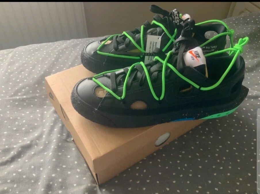 OFF WHITE X NIKE Taglia 7 5 Nike blazer basso x bianco sporco nero 2022