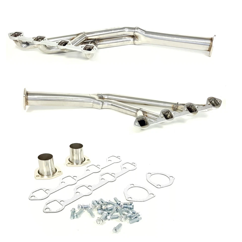 Exhaust Tri-Y Header For Ford E-100 E-200 E-300 Econoline Mustang 260 289 302 V8 Foto 2 de 4