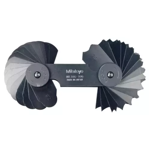 MITUTOYO 186-106 Radius Gauge Set 16X230