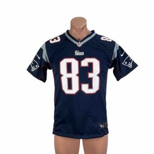Vintage Wes Welker #83 New England Patriots Football Nike Jersey Youth Large