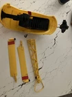 VINTAGE 1970s Hasbro GI JOE ADVENTURE TEAM Yellow Helicopter Vehicle 12" Figure