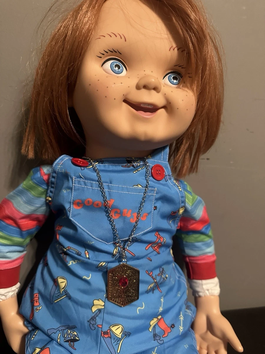 Figurine officielle CHILD'S PLAY talking CHUCKY Mezco 38 CM Poupée parlante ! eB