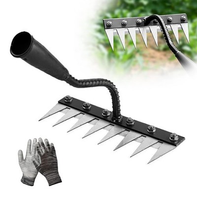 Weed Puller Tool - Iron Weeding Rake for Gardening and Weedings, 2026 Portabl...