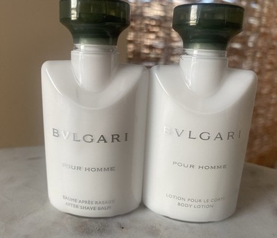 Bvlgari Man Pour Homme Travel Set - After Shave Balm + Body Lotion