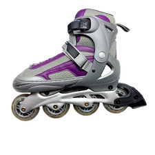 Schwinn ABEC-7 Roller Blades Inline Skates Size 8-9.5 Purple Gray