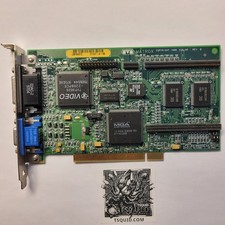 Matrox Millennium MGA-MIL/2BN PCI 2MB WRAM Graphics Card MGA-2064W-R3 REV B
