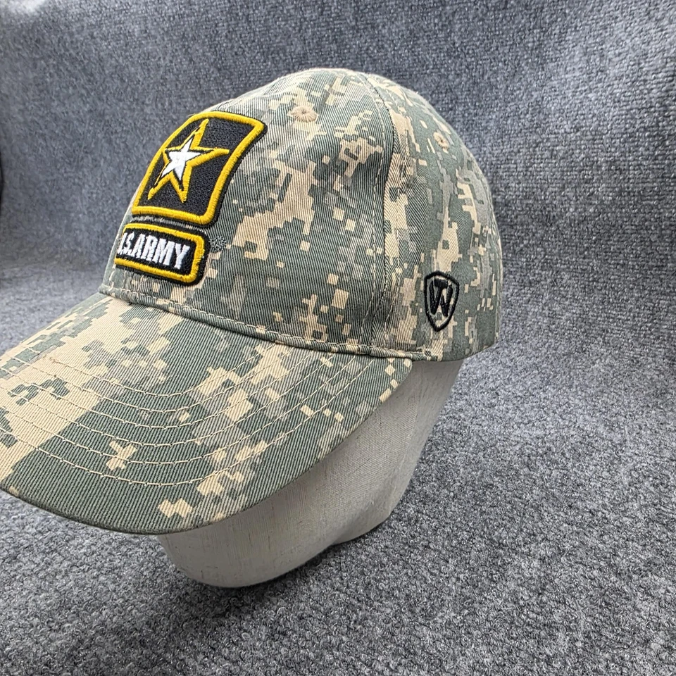Gorra del Ejército de Estados Unidos Gorra Correa Trasera Talla Única Verde Digital Camuflaje Top del Mundo Para Hombres Foto 3 de 4