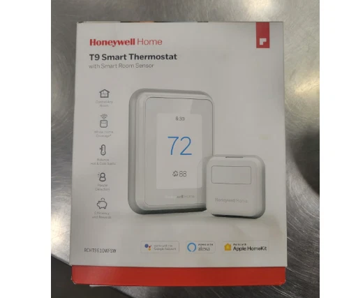 Honeywell Home T9 Smart Thermostat with Sensor WiFi Programmable Touchscreen
Opens in a new window o
