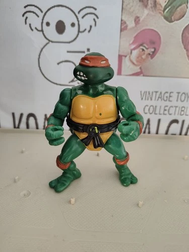 Vintage SOFTHEAD TMNT Ninja Turtles Figure MICHAELANGELO 1988