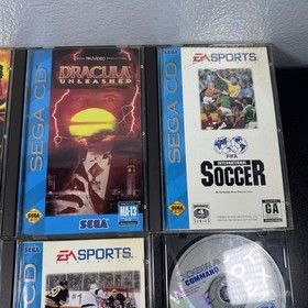 Sega CD Lot of 13 Games Complete & 3 Disc Only Jurassic Park Tom Cat Ground Zero