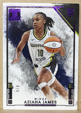 2025 Panini Impeccable WNBA Aziaha James Rookie Amethyst #99 /8 Dallas Wings