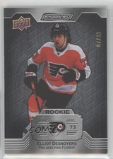 2023-24 Upper Deck Engrained Rookies Ebony /49 Elliot Desnoyers #161 d9r