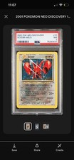 Pokémon Scizor 10/75 EN Neo Discovery 1st Edition Holo PSA 7 (2001)