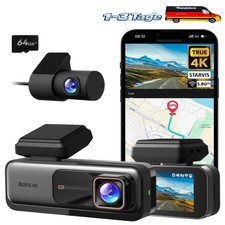 4K Dual Dashcam BOTSLAB G980H 170 Weitwinkel GPS WiFi