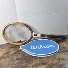 Vintage Wilson Chris Evert Wooden Autograph Model Tennis Racket Medium 4-1/2