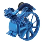 Air Compressor Pump Motor Head Double Stage V-Style 21CFM 4KW 175 PSI 2-Cylinder