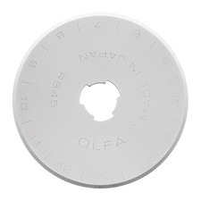 OLFA 45mm Rotary Cutter Replacement Blades, 5...