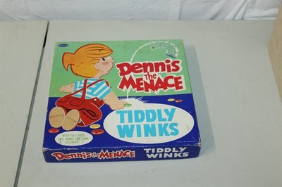Vintage Tiddly Winks Game Dennis The Menace Theme 1961 By Whitman