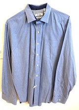 Men's VAN HEUSEN ORIGINALS Check Cotton Shirt - Sz XLT